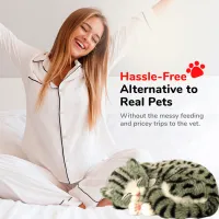 Jucărie interactivă Perfect Petzzz Now we're huggable! Tabby Kitten 92-14 3+ / White Gray photo 6