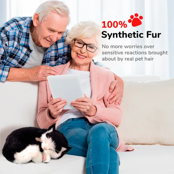 Интерактивная игрушка Perfect Petzzz Now we're huggable! Short Haired Cat 92-06 3+ / White Черный photo 7