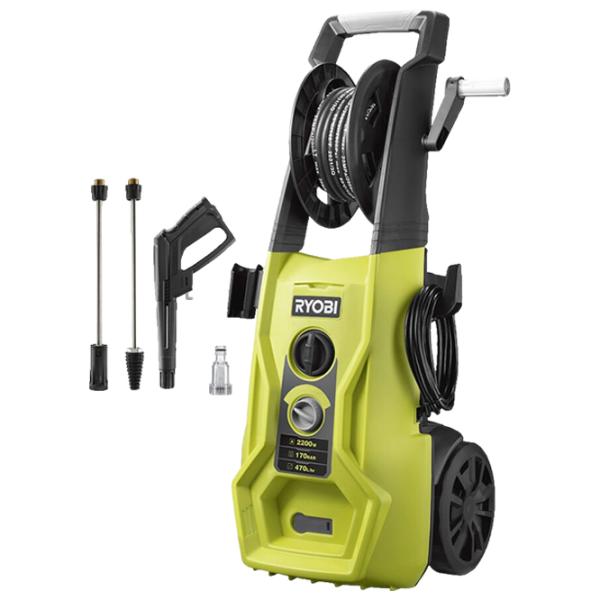 Maşină de curăţat cu presiune Ryobi RY170PWA 2500 W / Green photo 1 Maşină de curăţat cu presiune Ryobi RY170PWA 2500 W / Green photo 1