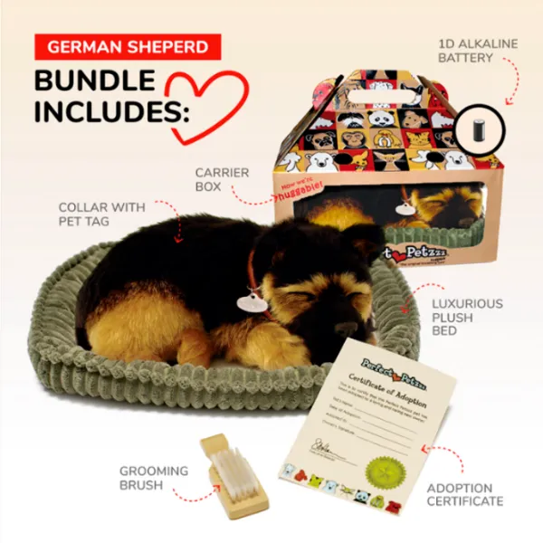 Интерактивная игрушка Perfect Petzzz Now we're huggable! German Shepherd 91-12 3+ / Brown Черный photo 6