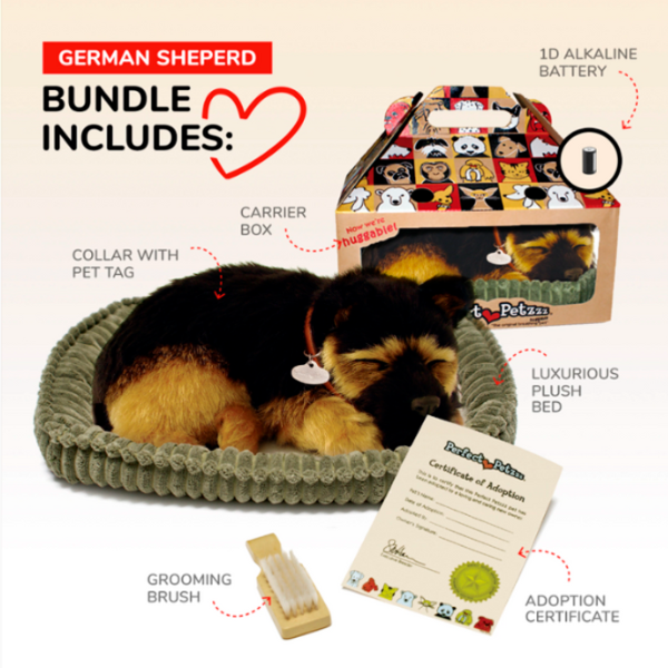 Интерактивная игрушка Perfect Petzzz Now we're huggable! German Shepherd 91-12 3+ / Brown Черный photo 6