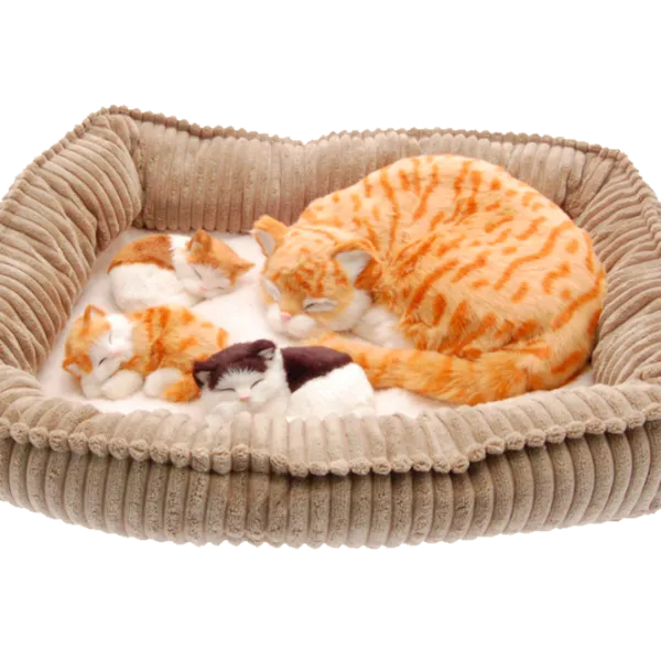 Интерактивная игрушка Perfect Petzzz Now we're huggable! Cat with kittens 92-17 3+ / White Разноцветный photo 1