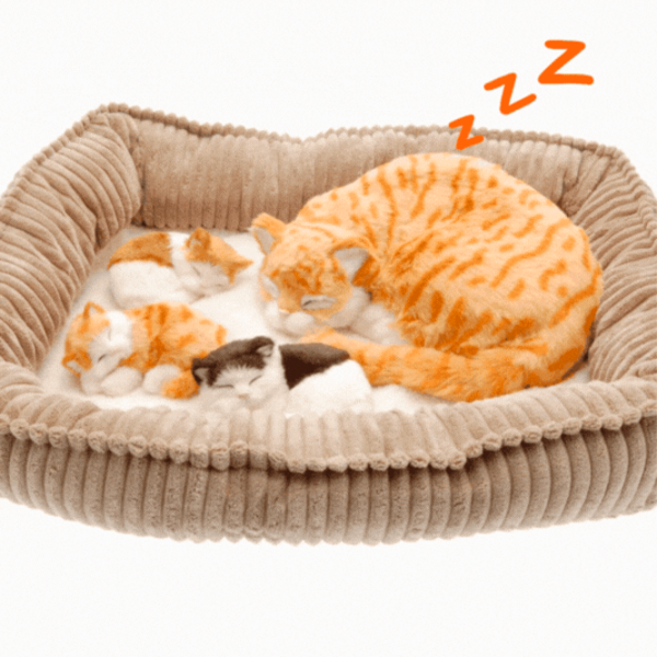 Интерактивная игрушка Perfect Petzzz Now we're huggable! Cat with kittens 92-17 3+ / White Разноцветный photo 3