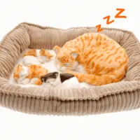 Jucărie interactivă Perfect Petzzz Now we're huggable! Cat with kittens 92-17 3+ / White Multicolor photo 3