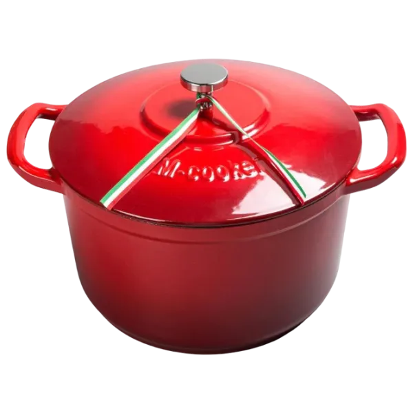 Кастрюля M-Cooker ST-141 6.7л Чугун / Красный photo 1 Кастрюля M-Cooker ST-141 6.7л Чугун / Красный photo 1
