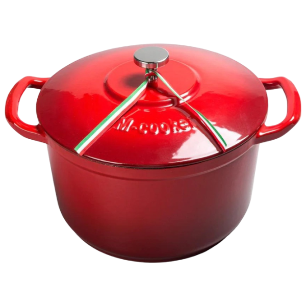 Кастрюля M-Cooker ST-141 6.7л Чугун / Красный photo 1 Кастрюля M-Cooker ST-141 6.7л Чугун / Красный photo 1