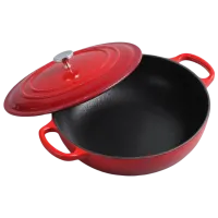 Кастрюля M-Cooker ST-142 3л Чугун / Красный photo 2