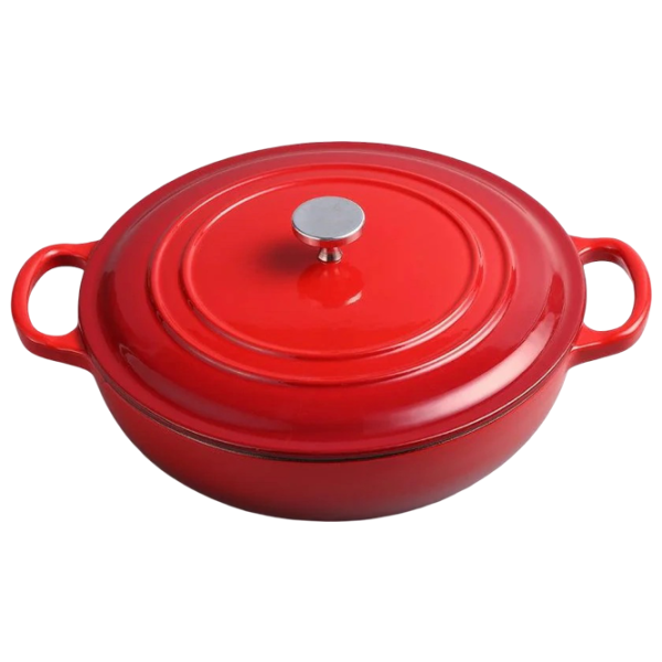 Кастрюля M-Cooker ST-143 4.2л Чугун / Красный photo 1 Кастрюля M-Cooker ST-143 4.2л Чугун / Красный photo 1