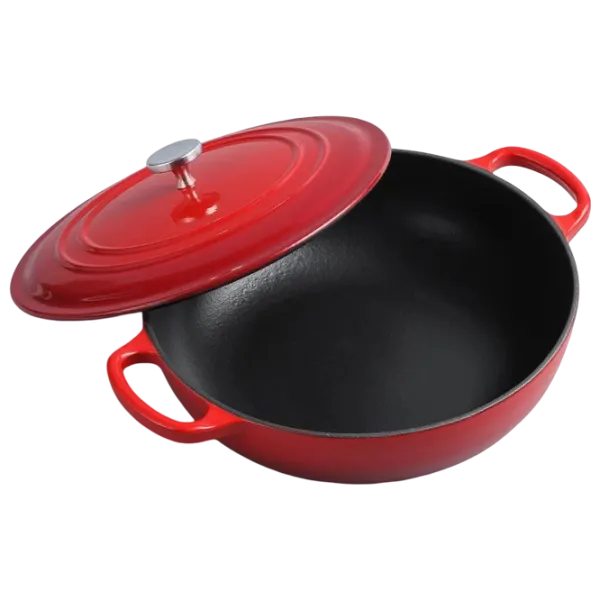 Кастрюля M-Cooker ST-143 4.2л Чугун / Красный photo 2 Кастрюля M-Cooker ST-143 4.2л Чугун / Красный photo 2