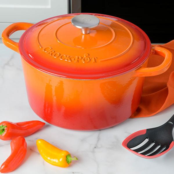 Кастрюля Crock-Pot 109469 4.7л Эмалированная сталь / Оранжевый photo 4