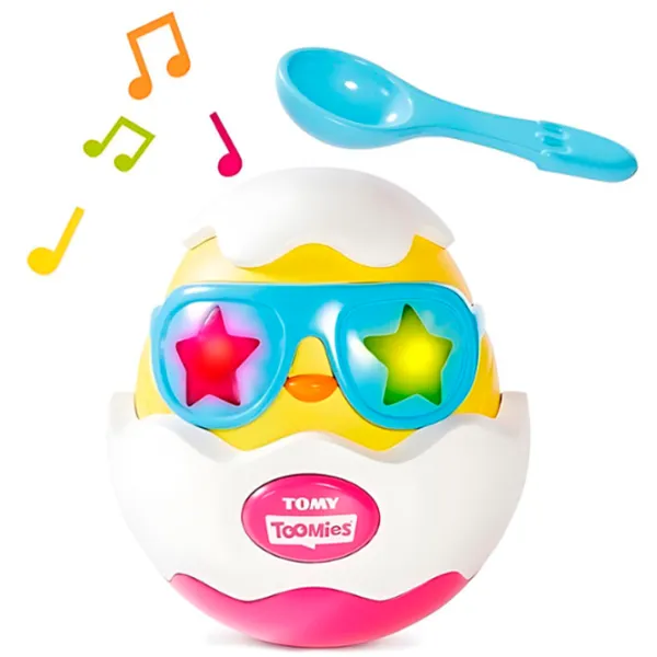 Jucărie interactivă Tomy Toomies Beat It! T72816 18+ luni / Multicolor White photo 2