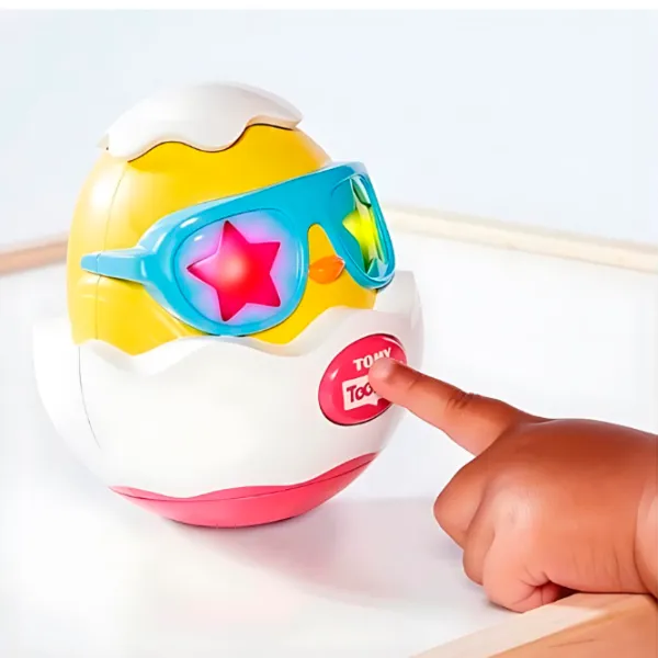Jucărie interactivă Tomy Toomies Beat It! T72816 18+ luni / Multicolor White photo 4