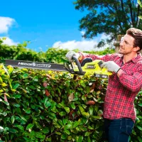 Mașină de tuns gard viu Ryobi RHT1850H25HS / Green photo 6