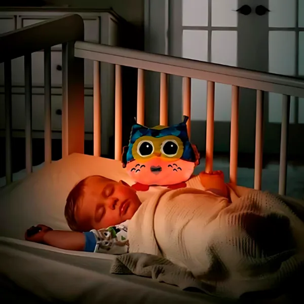 Jucărie interactivă Tomy Lamaze Night Night Owl T27163 0+ / Multicolor White photo 5