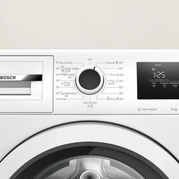 Стиральная машина Bosch WAN24066BY 8 кг / 1200 об/мин / Белый photo 5 Стиральная машина Bosch WAN24066BY 8 кг / 1200 об/мин / Белый photo 5