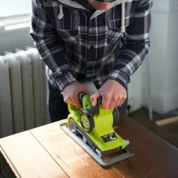 Șlefuitor Ryobi EBS800V Cu bandă / 800 W / Green photo 4