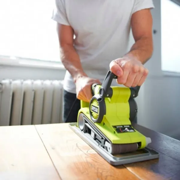 Șlefuitor Ryobi EBS800V Cu bandă / 800 W / Green photo 5 Șlefuitor Ryobi EBS800V Cu bandă / 800 W / Green photo 5