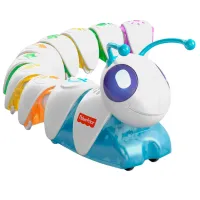 Jucărie interactivă Fisher Price Caterpillar Connect and Run K-DKT39 3+ / Multicolor White photo 3