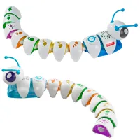 Jucărie interactivă Fisher Price Caterpillar Connect and Run K-DKT39 3+ / Multicolor White photo 5
