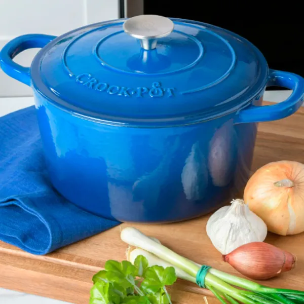 Кастрюля Crock-Pot 69145 6.6л Эмалированная сталь / Синий photo 2