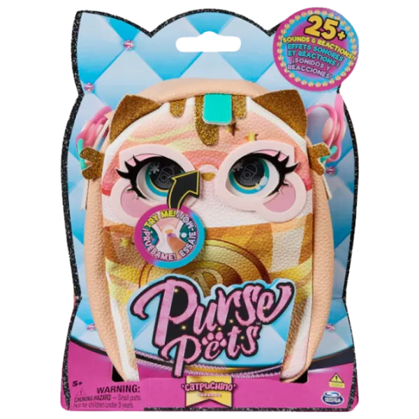 Jucărie interactivă Spin Master Purse Pets Treats Kitty K-6065039 5+ / Multicolor Brown photo 1 Jucărie interactivă Spin Master Purse Pets Treats Kitty K-6065039 5+ / Multicolor Brown photo 1