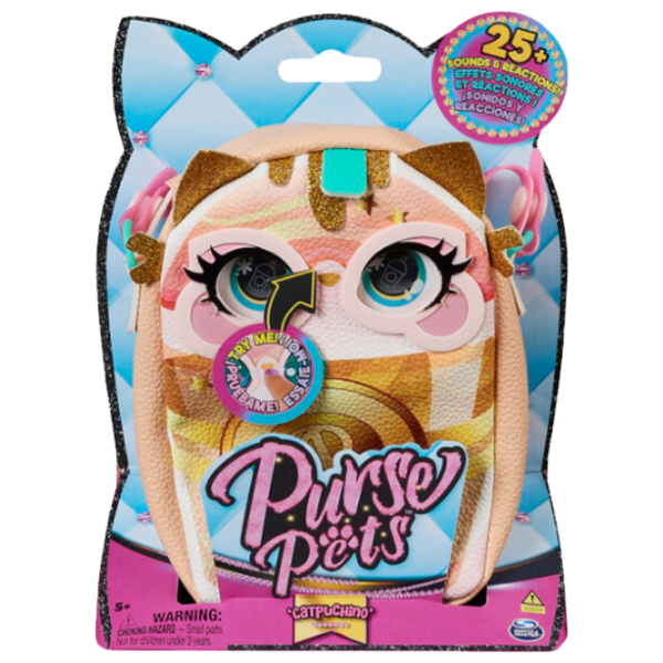 Jucărie interactivă Spin Master Purse Pets Treats Kitty K-6065039 5+ / Multicolor Brown photo 1 Jucărie interactivă Spin Master Purse Pets Treats Kitty K-6065039 5+ / Multicolor Brown photo 1