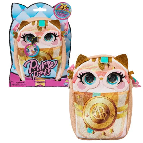 Jucărie interactivă Spin Master Purse Pets Treats Kitty K-6065039 5+ / Multicolor Brown photo 2 Jucărie interactivă Spin Master Purse Pets Treats Kitty K-6065039 5+ / Multicolor Brown photo 2