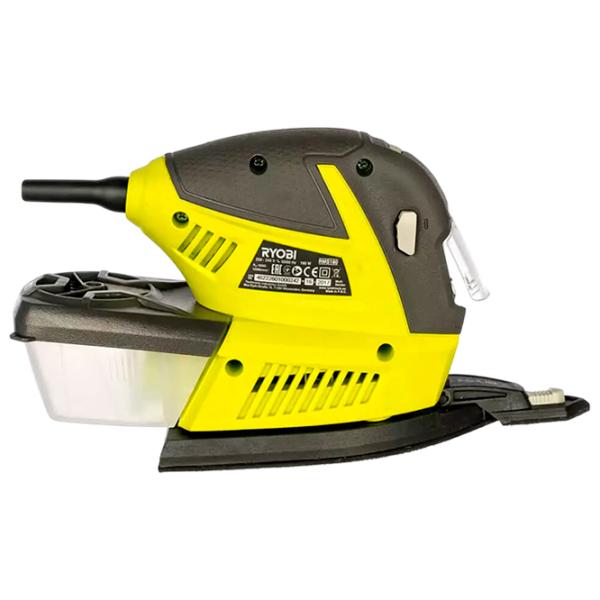 Șlefuitor Ryobi RMS180-S Cu vibrații / 180 W / Green photo 2 Șlefuitor Ryobi RMS180-S Cu vibrații / 180 W / Green photo 2