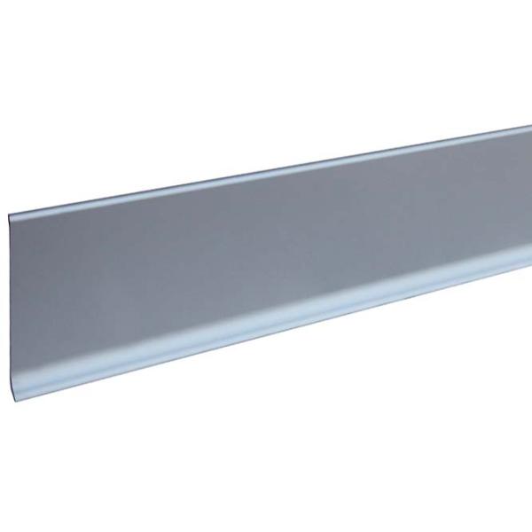 Плинтус Aspro A-AL100-01-250 Алюминий / 2500 мм photo 1