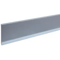 Плинтус Aspro A-AL100-01-250 Алюминий / 2500 мм