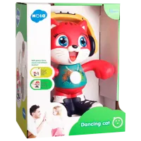Jucărie interactivă Hola Toys Dancing cat E721 18+ luni / Multicolor Red