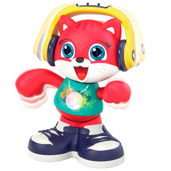 Jucărie interactivă Hola Toys Dancing cat E721 18+ luni / Multicolor Red photo 3 Jucărie interactivă Hola Toys Dancing cat E721 18+ luni / Multicolor Red photo 3
