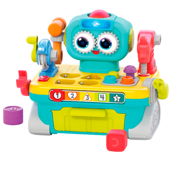 Jucărie interactivă Hola Toys Robot workbench HE8975 12+ luni / Multicolor Multicolor photo 2 Jucărie interactivă Hola Toys Robot workbench HE8975 12+ luni / Multicolor Multicolor photo 2