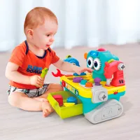 Jucărie interactivă Hola Toys Robot workbench HE8975 12+ luni / Multicolor Multicolor photo 4