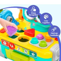 Jucărie interactivă Hola Toys Robot workbench HE8975 12+ luni / Multicolor Multicolor photo 6