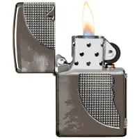 Зажигалка Zippo Wolf Design Серый / Латунь photo 3