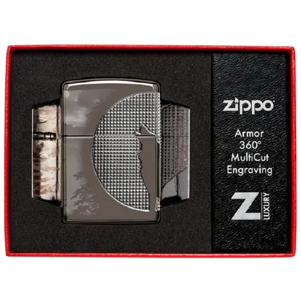 Brichetă Zippo Wolf Design Gray / Alamă photo 4 Brichetă Zippo Wolf Design Gray / Alamă photo 4