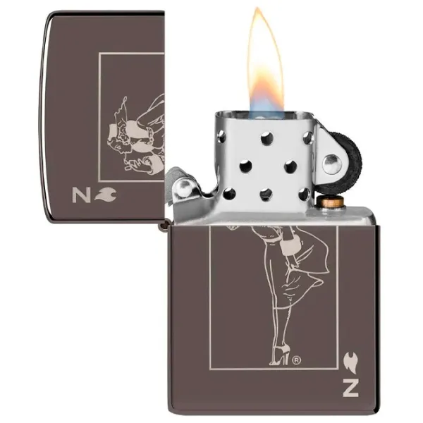 Brichetă Zippo Windy Design Maro / Alamă photo 1