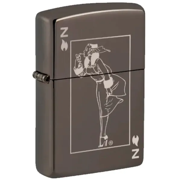 Brichetă Zippo Windy Design Maro / Alamă photo 2