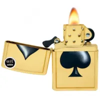 Зажигалка Zippo Ace of Spades HP Золото / Латунь photo 2