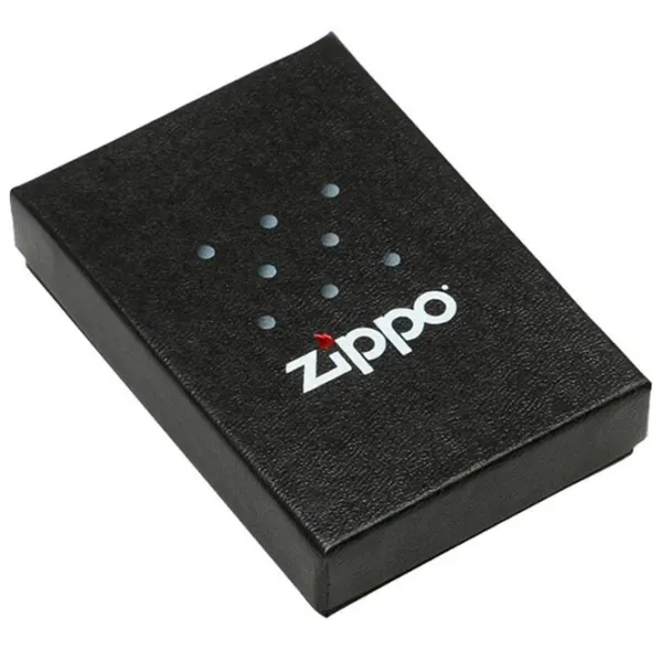 Brichetă Zippo Emblem Flame Black / Alamă photo 4