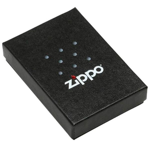 Brichetă Zippo Emblem Flame Black / Alamă photo 4