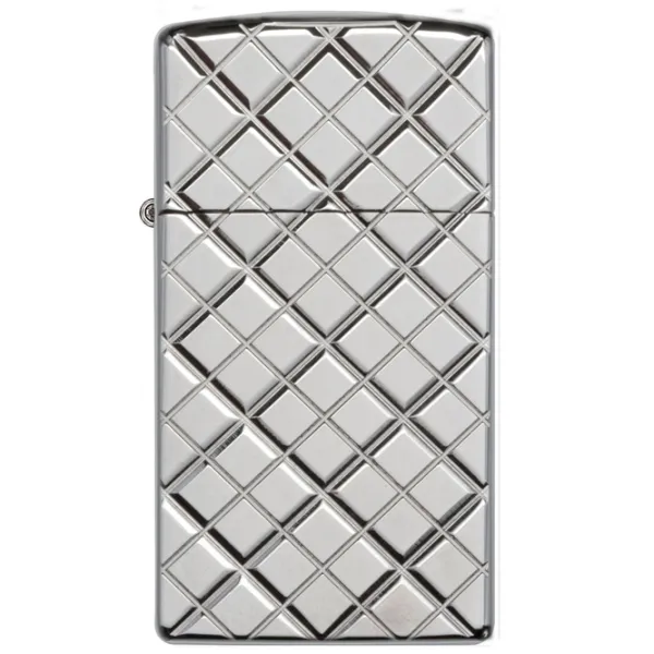 Brichetă Zippo Argyle Silver / Alamă photo 1
