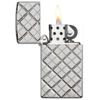 Зажигалка Zippo Argyle Серебряный / Латунь photo 2