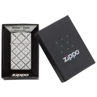 Зажигалка Zippo Argyle Серебряный / Латунь photo 3