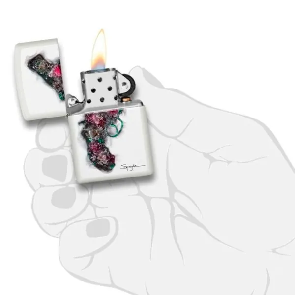 Brichetă Zippo Spazuk Design Silver / Alamă photo 4