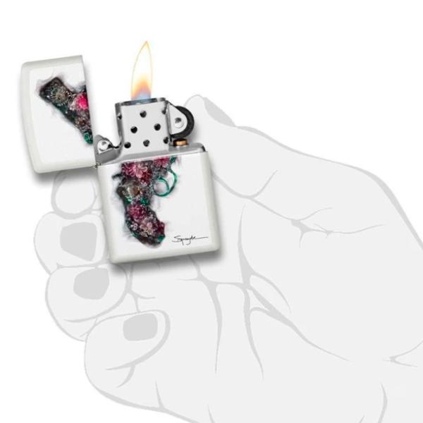 Brichetă Zippo Spazuk Design Silver / Alamă photo 4