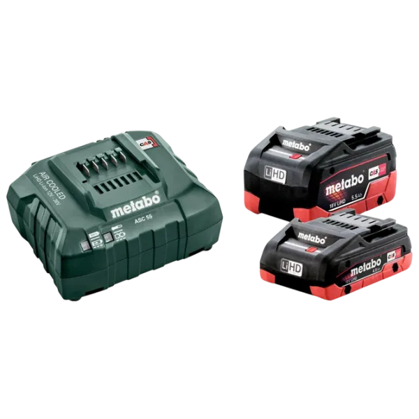 Set acumulatori și încărcător Metabo 685160000 LiHD / 5.5 Ah / 18 V photo 1 Set acumulatori și încărcător Metabo 685160000 LiHD / 5.5 Ah / 18 V photo 1
