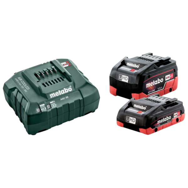 Set acumulatori și încărcător Metabo 685160000 LiHD / 5.5 Ah / 18 V photo 1 Set acumulatori și încărcător Metabo 685160000 LiHD / 5.5 Ah / 18 V photo 1