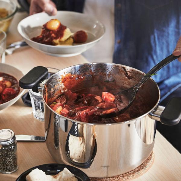 Кастрюля Ikea Middagsmat 5л Нержавеющая сталь / Стальной photo 2